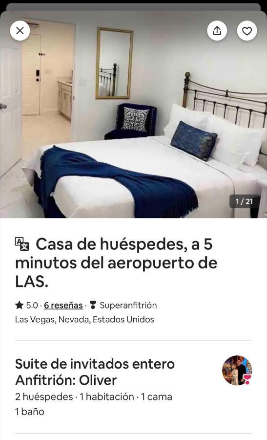 Guest House , 5 Min Away From Las Airport. Лас-Вегас Экстерьер фото